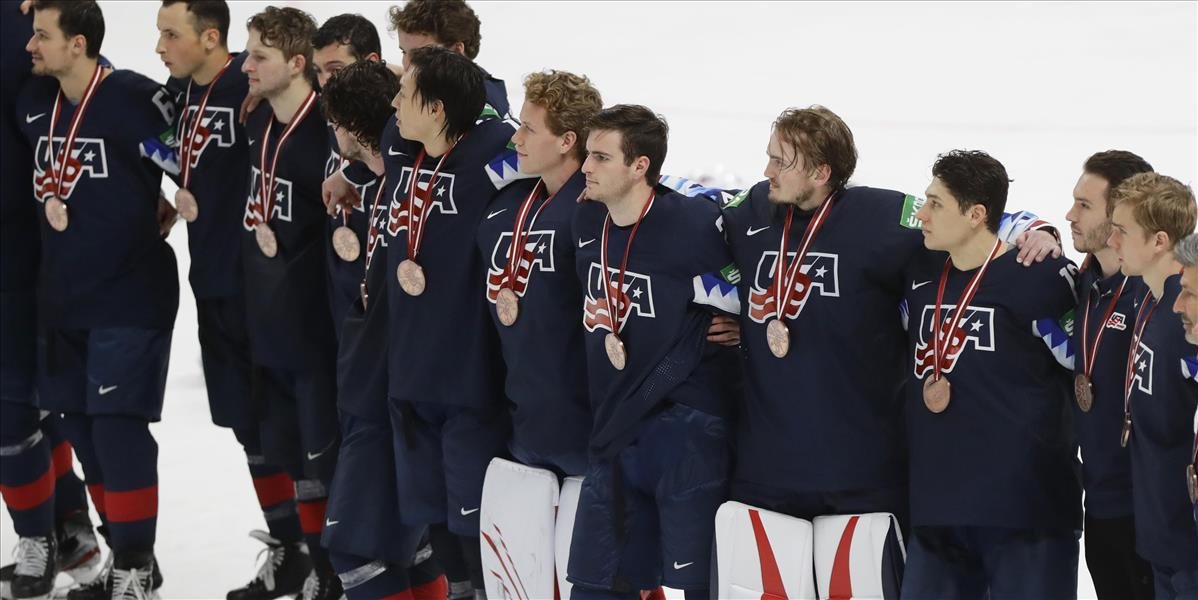 MS v hokeji: V boji o bronz uspeli Američania, Nemci opäť bez cenného kovu