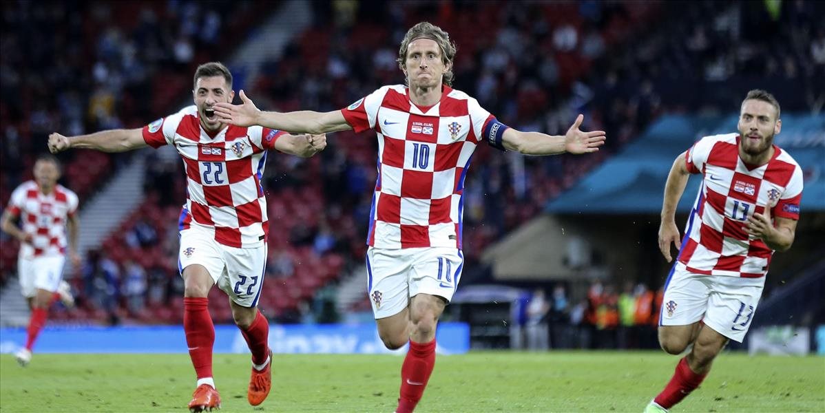 EURO 2020: Chorváti nedali šancu Škótom, Angličanov spasil Sterling