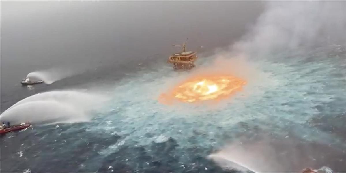 V Mexickom zálive horela ropná plošina! Požiar sa podarilo dostať pod kontrolu