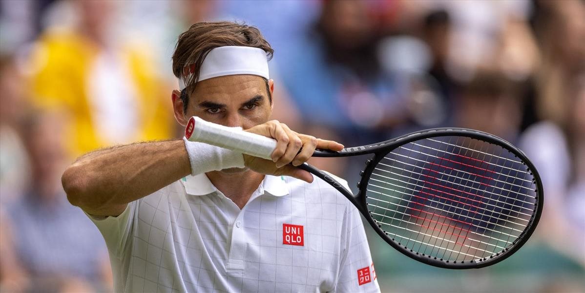 Federer sa do semifinále Wimbledonu nedostane, v poslednom sete dostal kanára