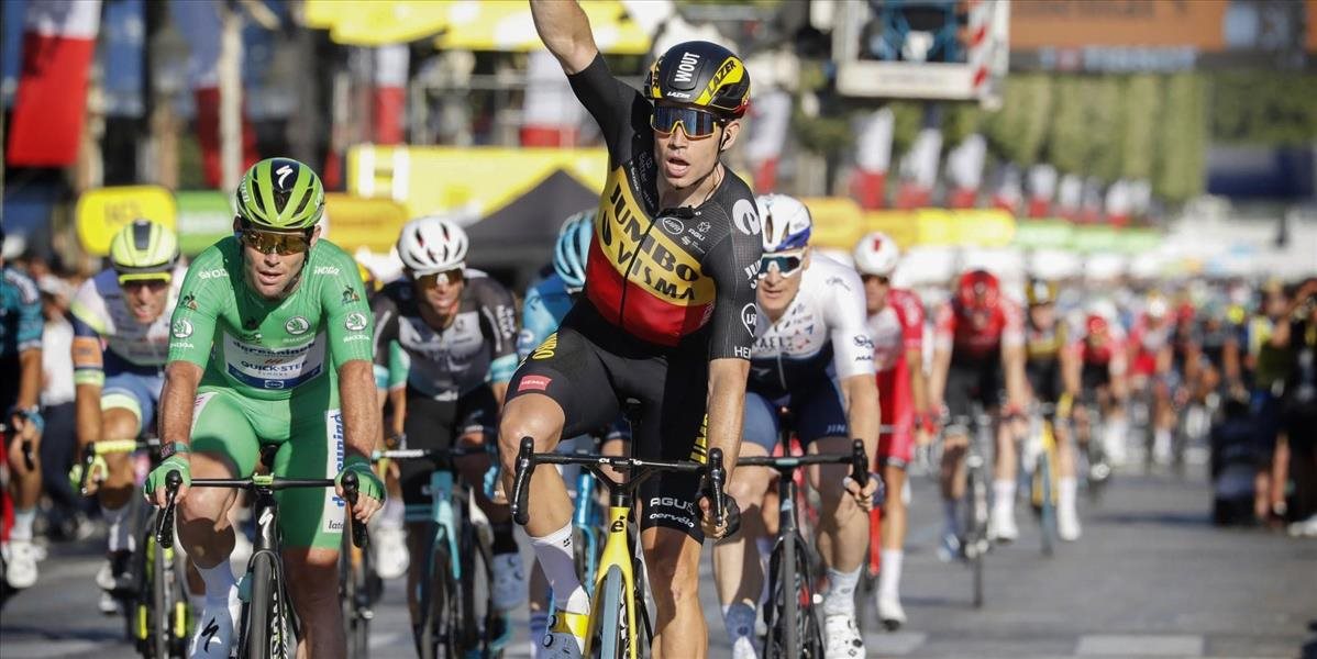 TdF: Posledná etapa víťazne pre Wout van Aerta. Pogačar vyhral takmer všetky bodovacie súťaže