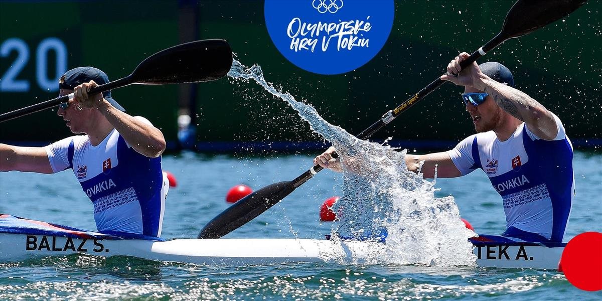 LOH: Dvojkajak Baláž a Botek si zaistili postup do semifinále v K2 na 1000 m