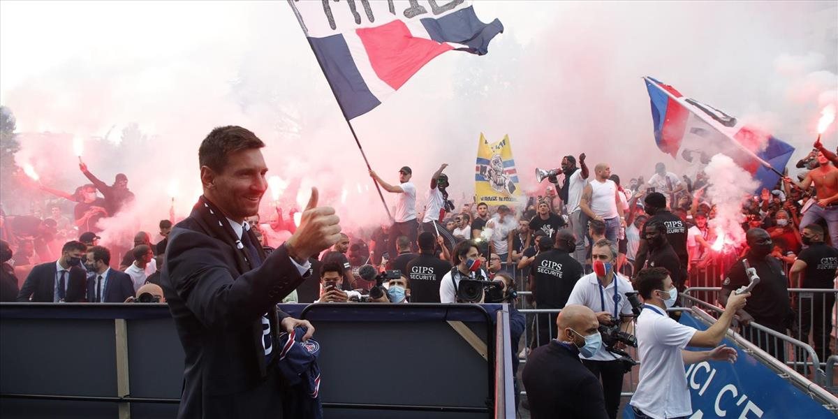 Lionel Messi sa predstavil fanúšikom v Paríži, s PSG chce triumfovať v Lige majstrov