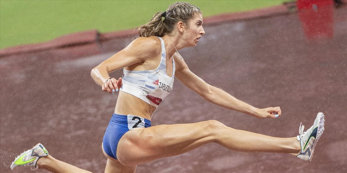 Emma Zapletalová na mítingu Diamantovej ligy v Paríži šiesta