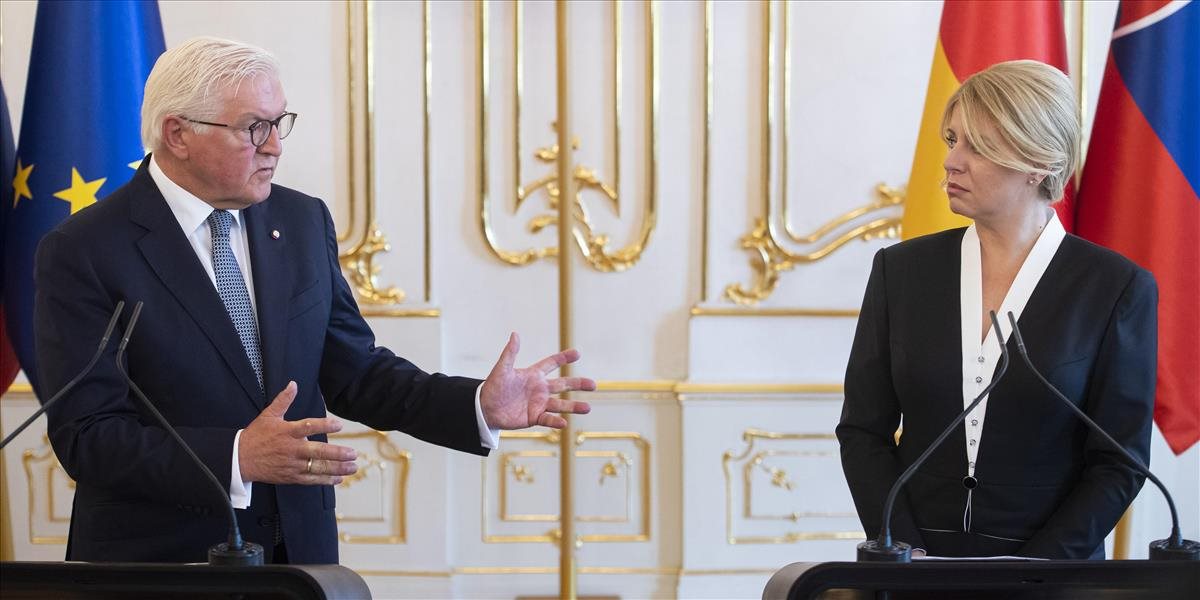 Prezidentka Zuzana Čaputová rokovala s nemeckým prezidentom Frankom-Walterom Steinmeierom