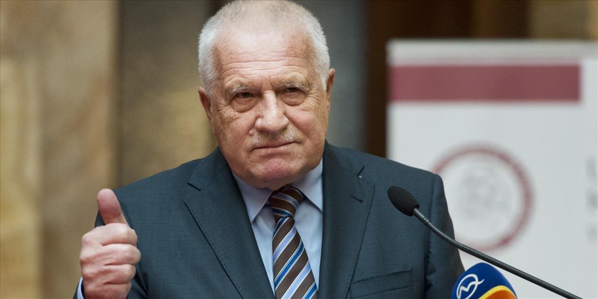 Václav Klaus mal šialene vysoký tlak. Konečne ho prepustili z nemocnice