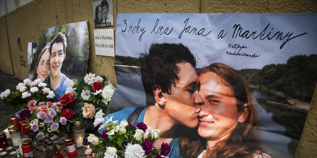Odhalili pamätník venovaný Jánovi Kuciakovi a Martine Kušnírovej