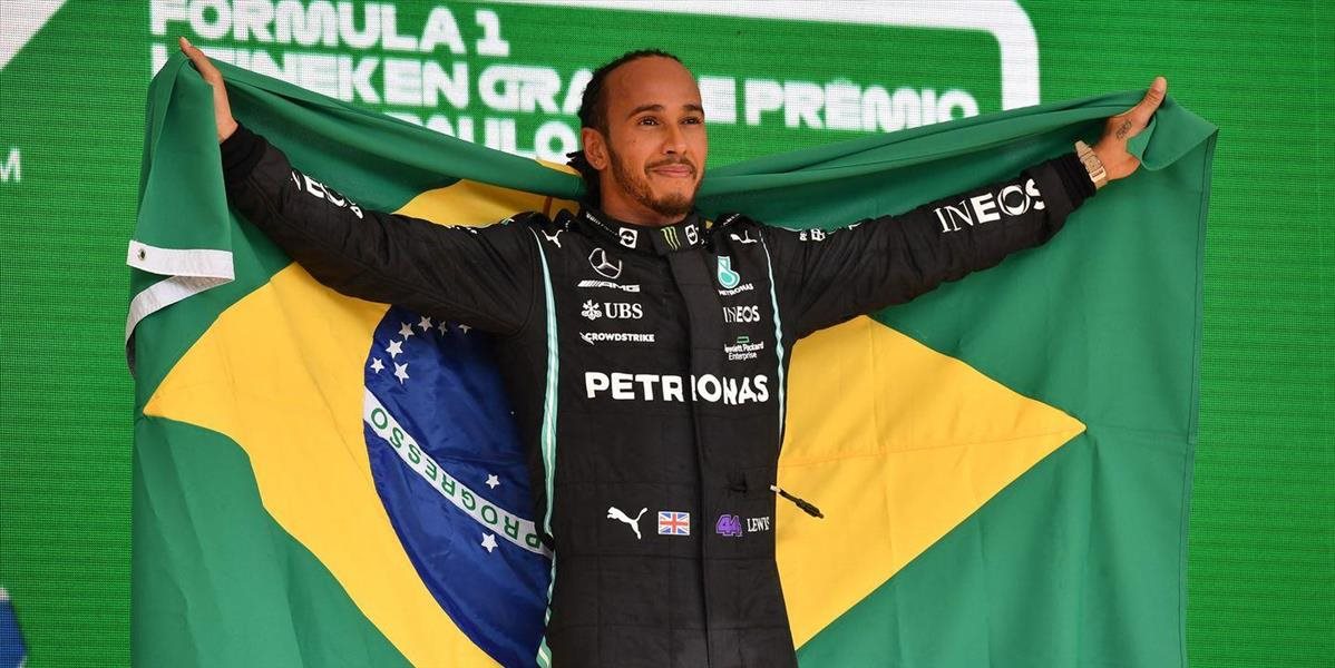 F1: Takmer sa znova zrazili! Hamilton zdolal Verstappena a vyhral VC Brazílie