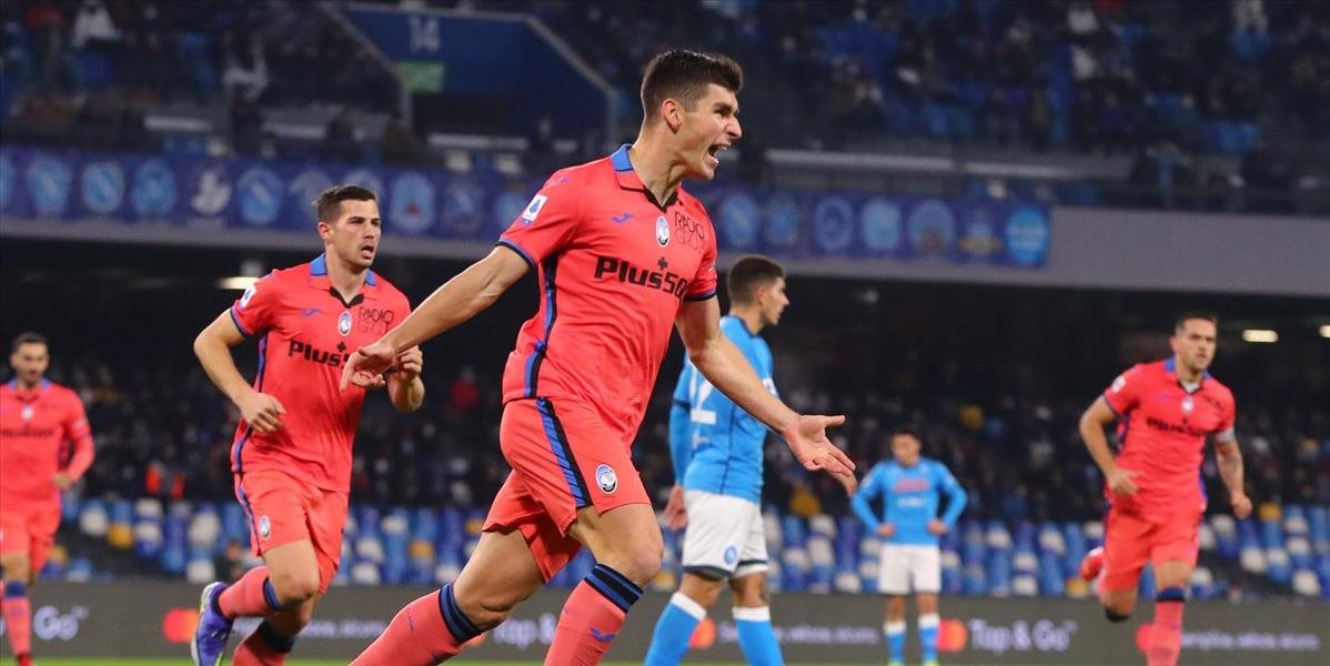 Serie A: Neapol v prestrelke nestačil na Atalantu, AC Miláno sa dostalo do čela Serie A