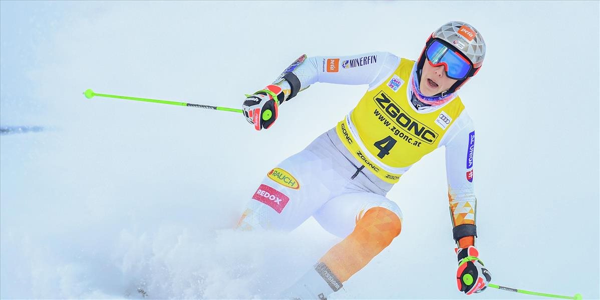 Petra Vlhová takmer hodila za hlavu obrovský slalom, napokon získala 15. priečku