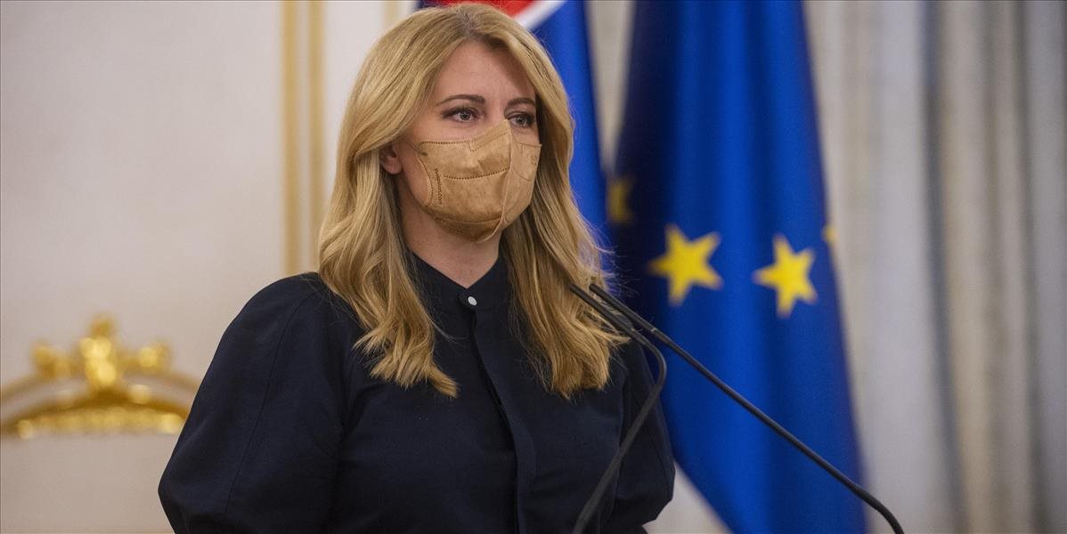Prezidentka: Izolácia zanecháva stopy na duševnom zdraví a pohode našich detí