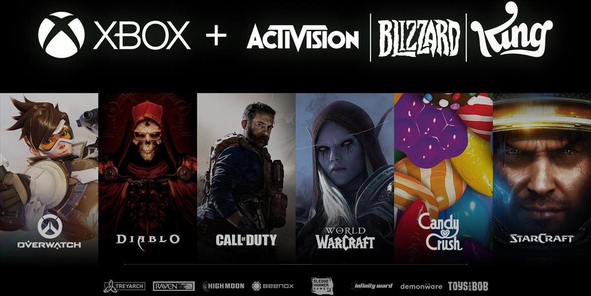 GAMING Spoločnosť Microsoft súhlasila s akvizíciou Activision Blizzard za $68.7 miliárd