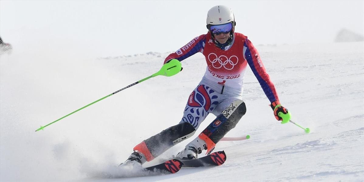 Vlhová na ôsmom mieste po 1. kole slalomu, Jančová nedokončila