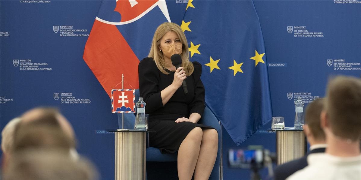 Zuzana Čaputová: „Zahraničná politika nebude úspešná bez jasnej podpory doma!"