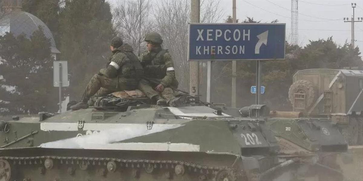 Rusi chcú v dobytom ukrajinskom meste Cherson zinscenovať referendum