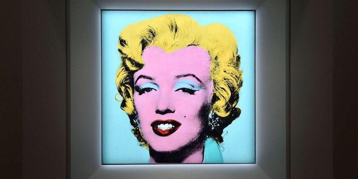 Warholova modrá Marilyn Monroe ide do dražby, jej hodnota sa odhaduje na 200 miliónov USD