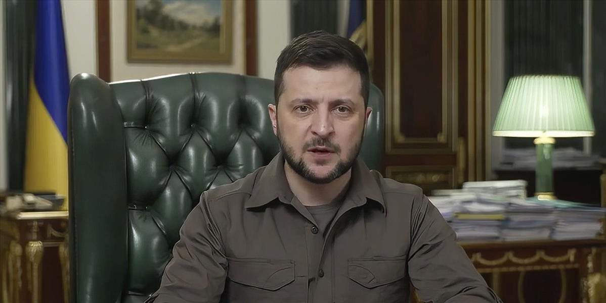 Zelenskyj vyzval Západ na ropné embargo a Rusov, aby sa nebáli protestovať