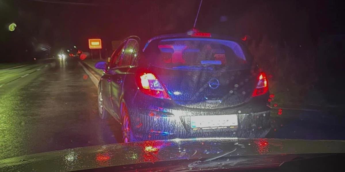 Opitá vodička tvrdila, že nepila, ale nafúkala z vody do ostrekovača