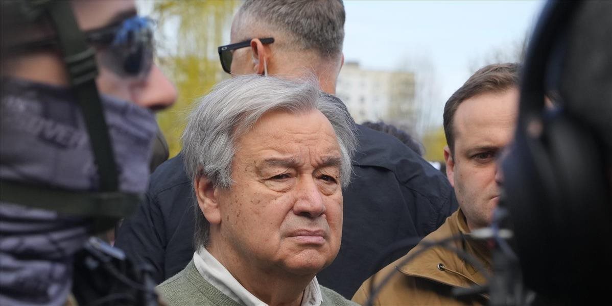 Šéf OSN je na Ukrajine. Dojemný príhovor a kritika od Zelenského!