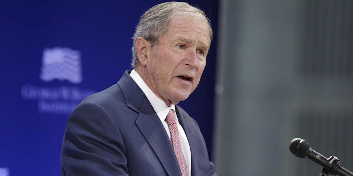 George W. Bush sa pomýlil a označil „inváziu do Iraku" za brutálnu a neoprávnenú