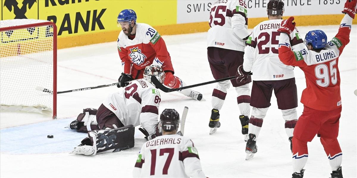 MS v hokeji: USA si poradilo s Veľkou Britániou, Česi si napravili chuť proti Lotyšom