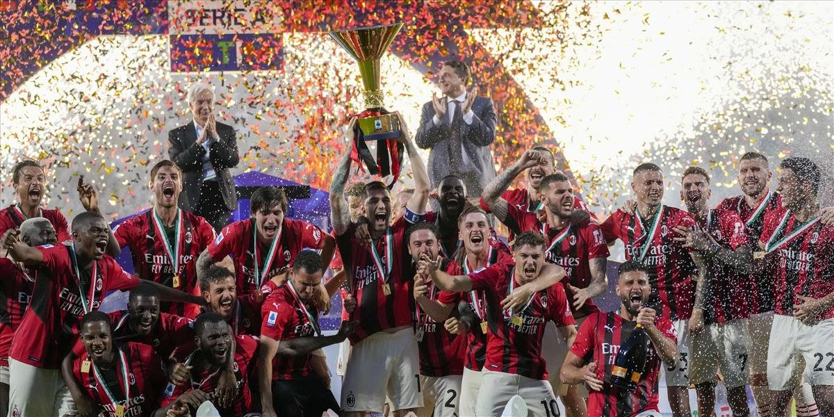 Serie A: Rossoneri získali titul po 11 rokoch! Interu nepomohla ani výhra nad Sampdoriou