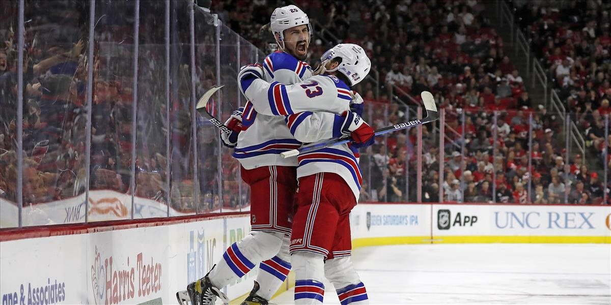 NHL: NY Rangers v 7. zápase zdolali Carolinu