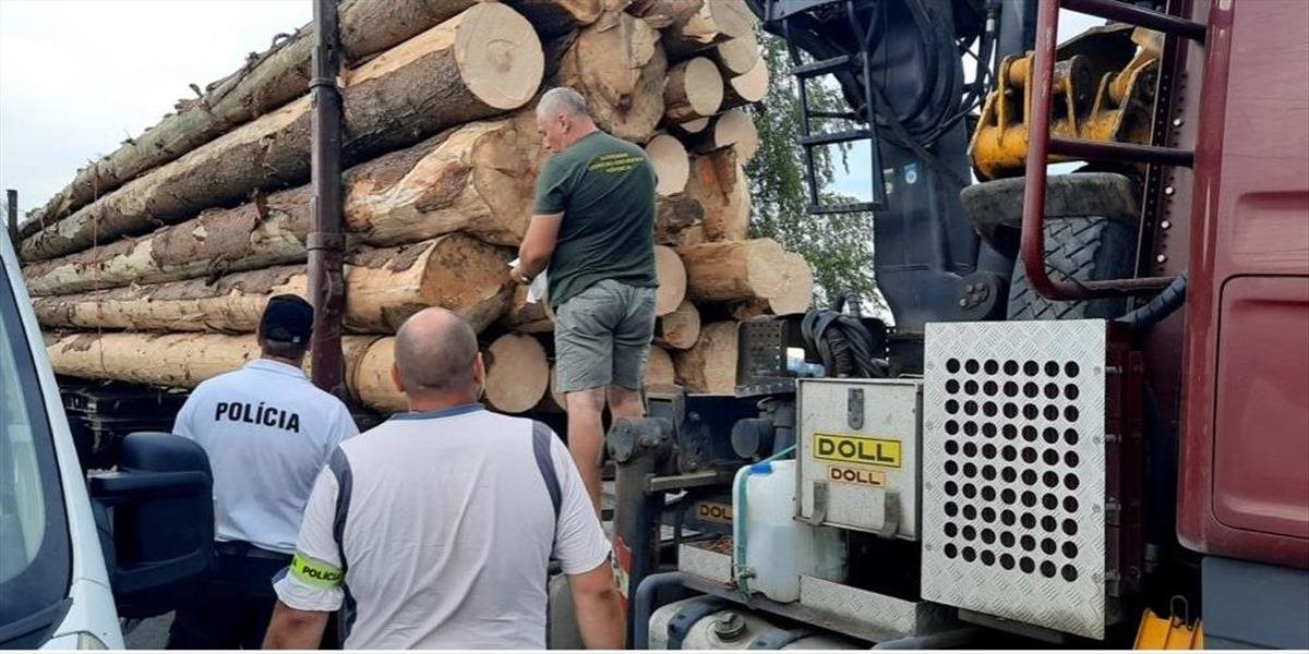 Polícia začala prísne kontroly! Chce zamedziť nelegálnym aktivitám s drevom
