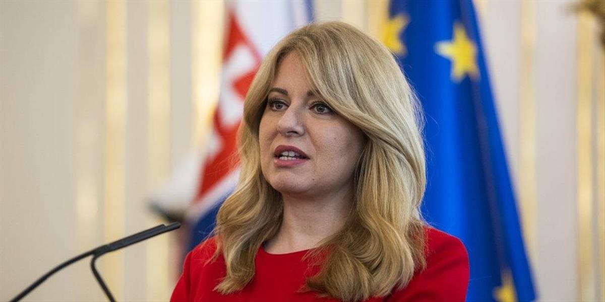 Prezidentka Čaputová plne podporuje zvýšené výdavky na obranu Slovenska