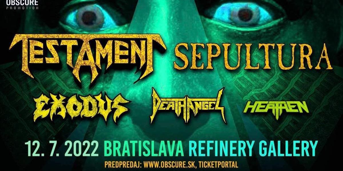 Fantastická thrashmetalová päťka mieri do Bratislavy