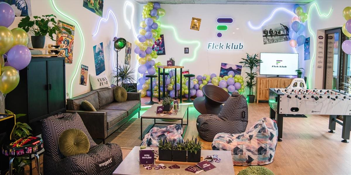 Otvorený nový Flek klub je pre mladých čo uprednostňujú on-line svet a moderné technológie