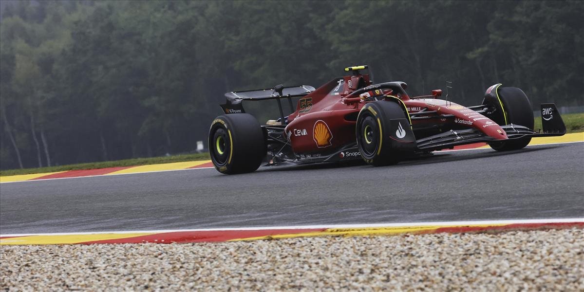 F1: Kvalifikáciu na VC Belgicka vyhral Verstappen, no z 1. pozície odštartuje Sainz