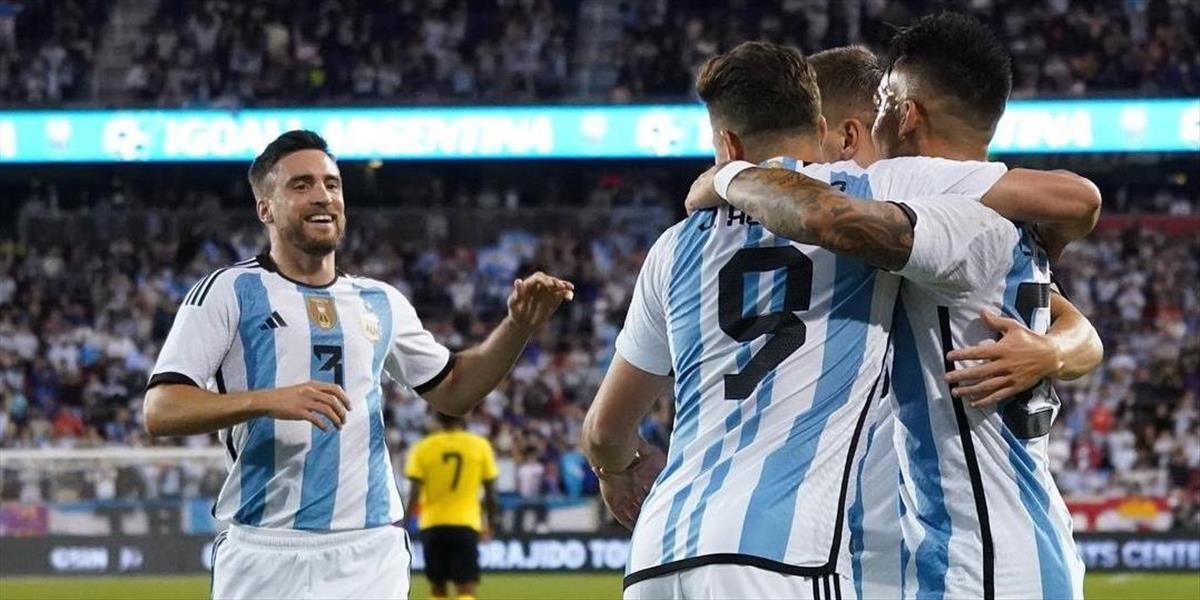 Argentína neporazená už 34 zápasov! Jamajku zdolala 3:0