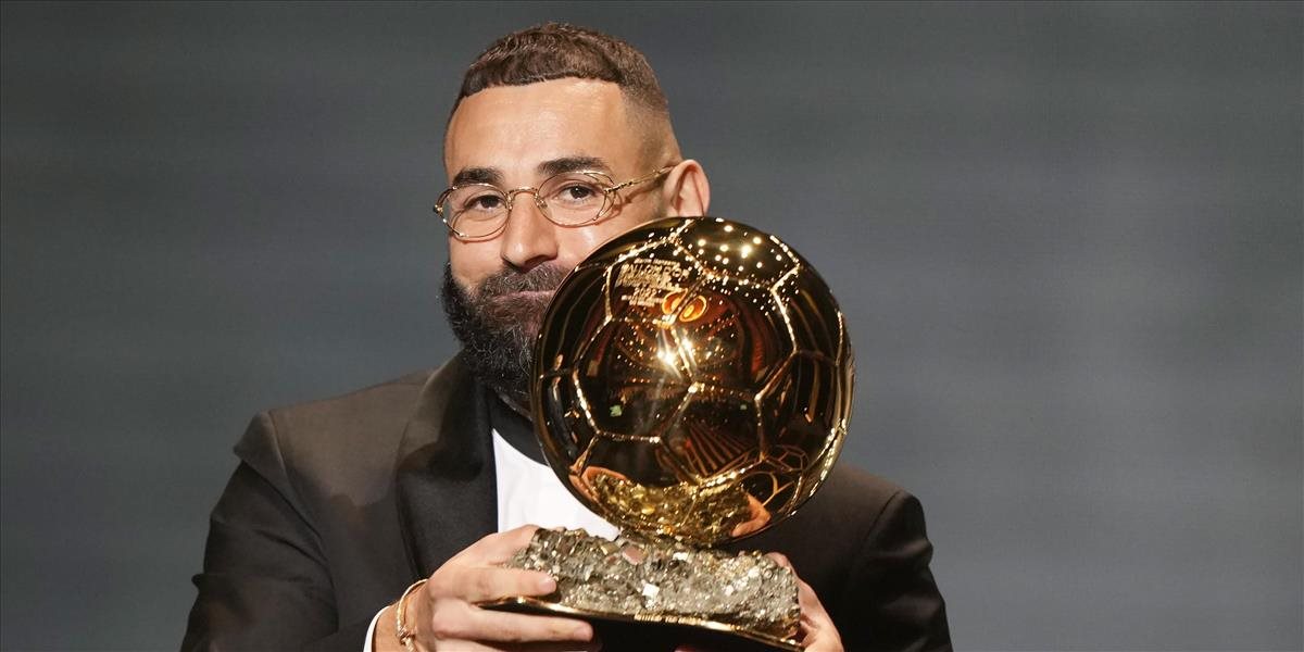 Zlatú loptu vyhral Karim Benzema, za najlepšieho mladého hráča bol vyhlásený Gavi