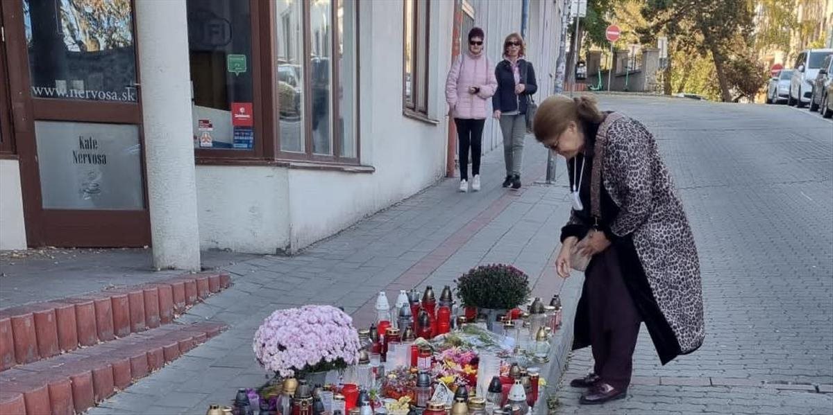 Iveta Lederer si uctila obete krvavej tragédie na Zámockej ulici v Bratislave