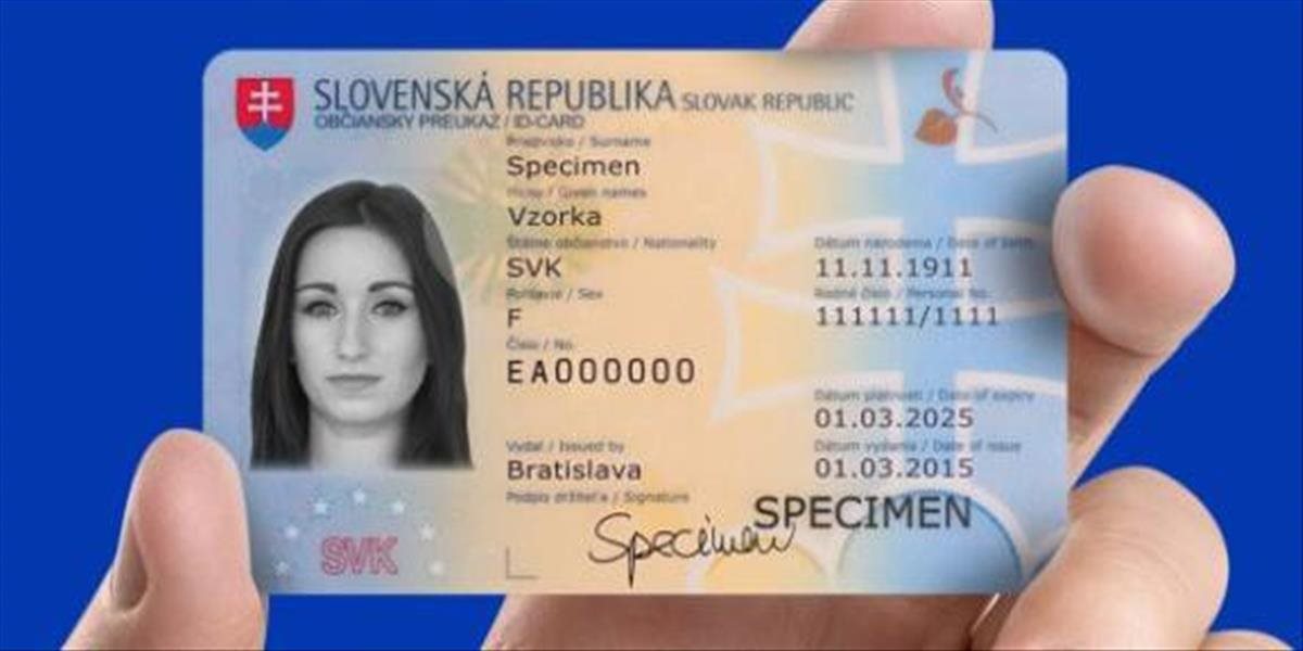 Slováci budú môcť od decembra požiadať o biometrický občiansky preukaz