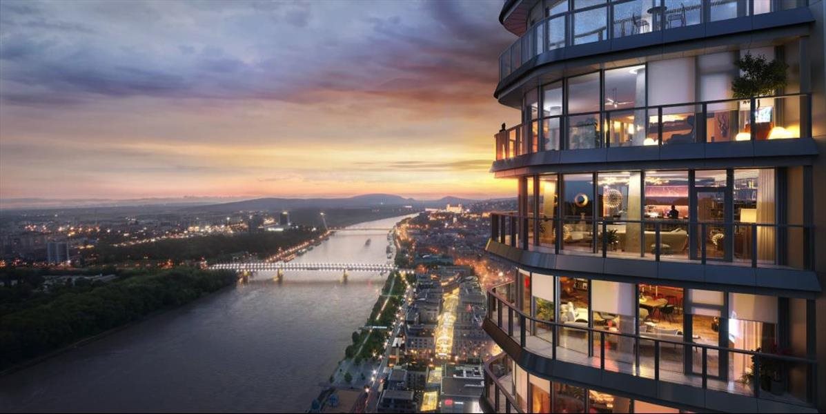 Hrubá stavba prvého slovenského mrakodrapu v Bratislave je už dokončená
