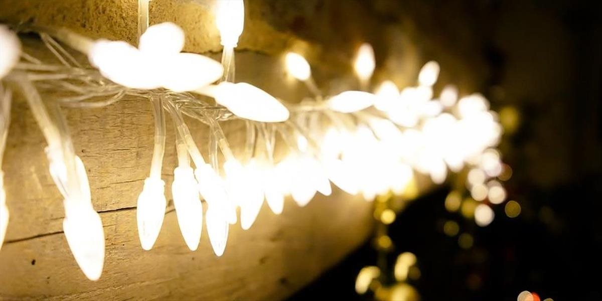 LED vianočné osvetlenie je lepšie pre životné prostredie