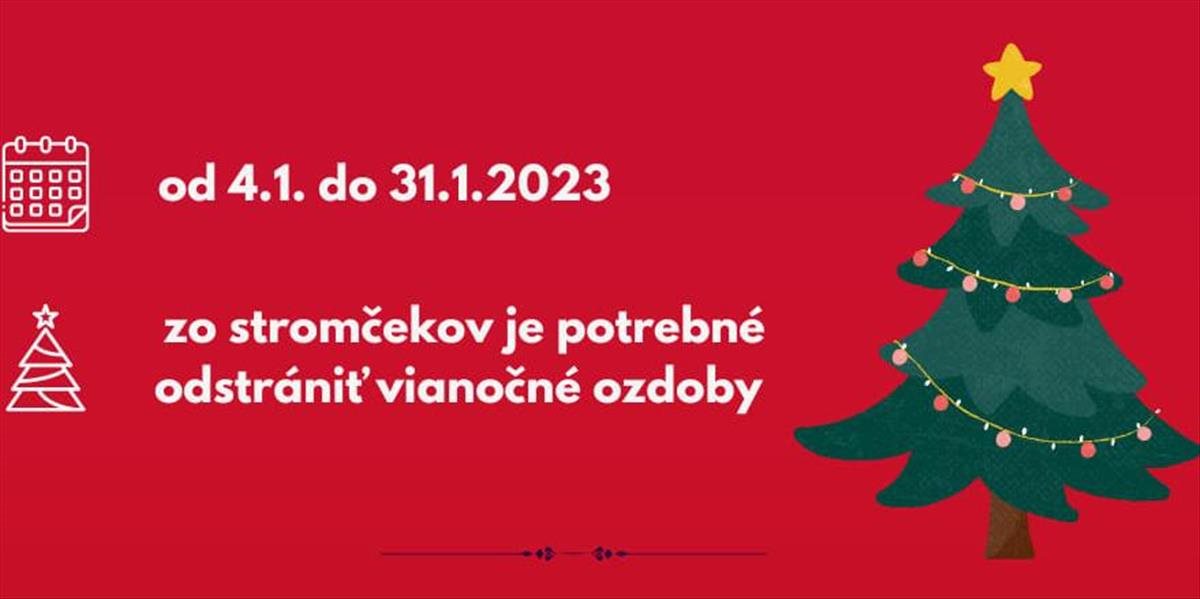 Technické služby mesta Prešov začali so zberom vianočných stromčekov