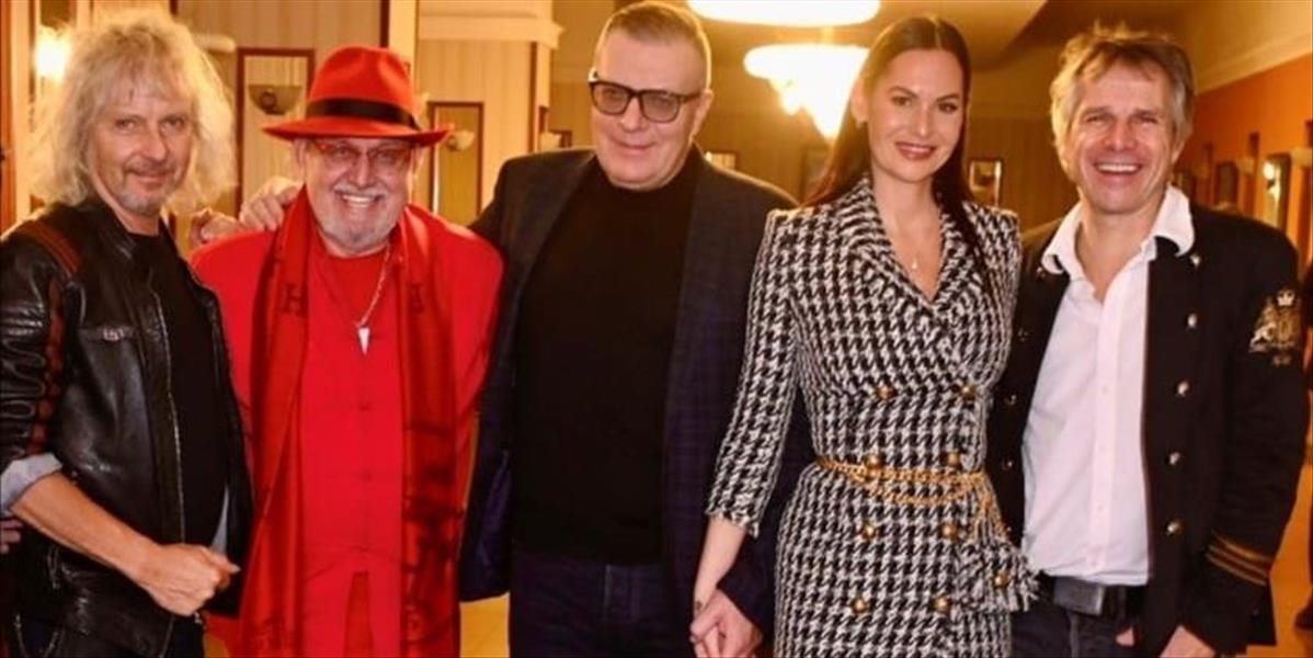 Jozef Oklamčák, Peter Nagy a Janek Ledecký na oslave 60 prezidenta SFZ Jána Kováčika