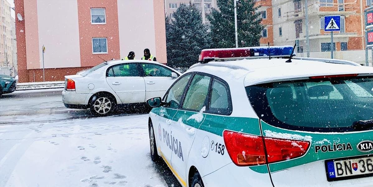 Polícia odhalila počas akcie v Bánovciach nad Bebravou vodiča pod vplyvom drog