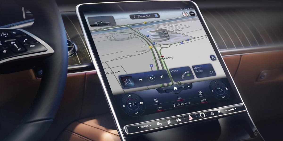 Nulová vrstva MBUX: Funkcia z modelov EQS a EQE je teraz k dispozícii aj pre Triedu C a Triedu S prostredníctvom aktualizácie vzduchom