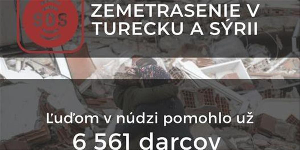 Prostredníctvom webu darujme.sk zozbierali na pomoc Turecku a Sýrii 430.000 eur