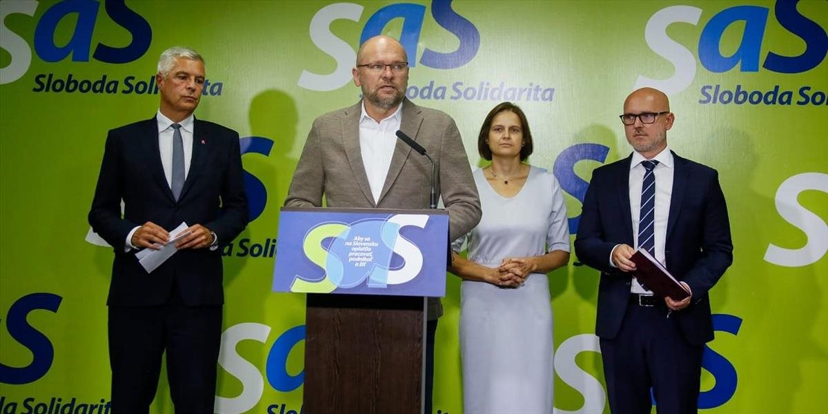 SaS: Ostro odsudzujeme vyhrážky voči RTVS a jej moderátorke