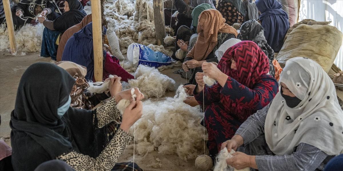 Zamestnanosť žien v Afganistane klesla po nástupe Talibanu k moci o 25 percent