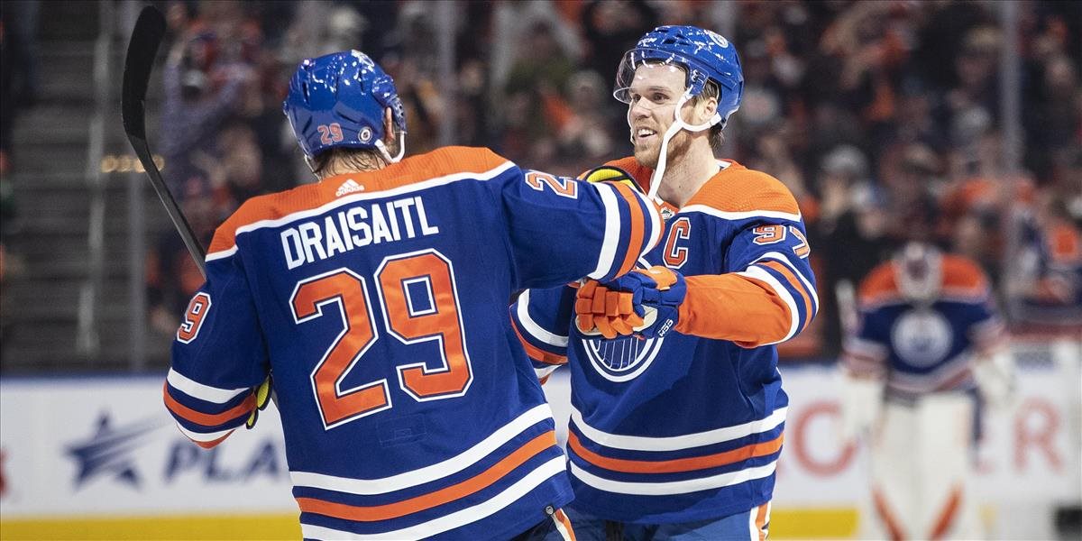 NHL: Edmonton zdolal Arizonu, McDavid strelil svoj 60. gól v sezóne