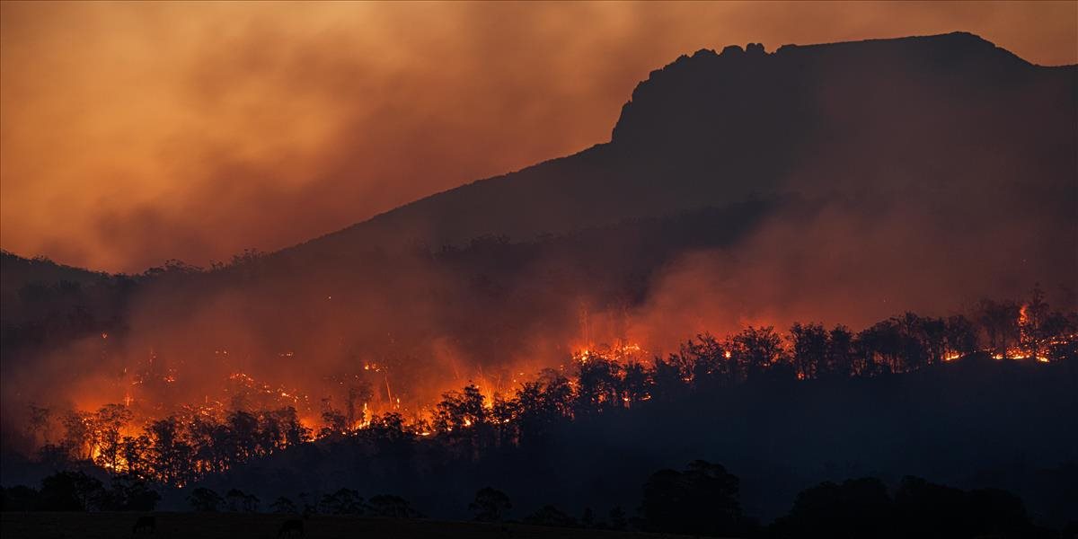 Lesný požiar v Južnej Kórey si vynútil evakuáciu približne 300 ľudí
