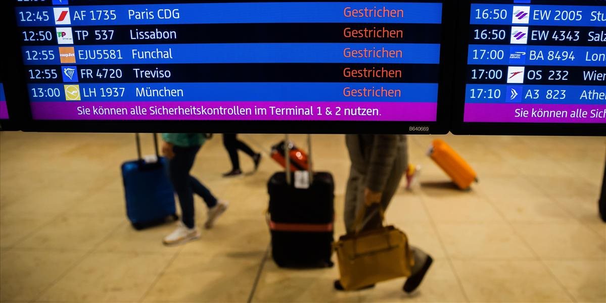 Letisko v Berlíne ochromil štrajk bezpečnostných pracovníkov