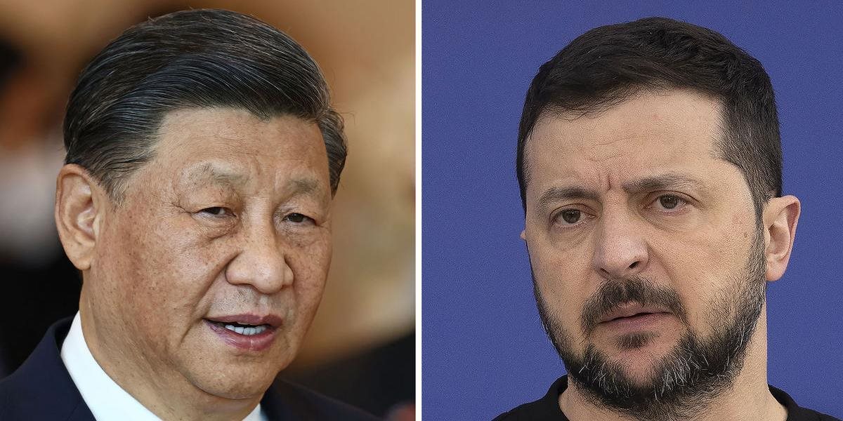 Ukrajinský prezident Zelenskyj mal "dlhý a zmysluplný" telefonický rozhovor s čínskym prezidentom