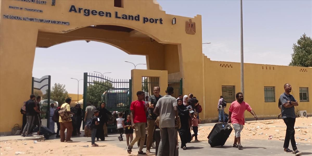 Egypt od začiatku bojov v Sudáne prijal vyše 14.000 utečencov